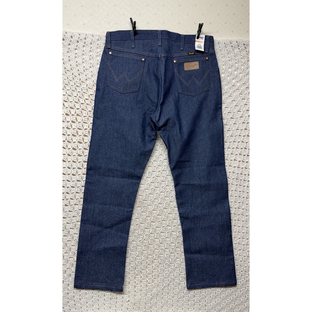 NWT - Wrangler Men’s Cowboy Cut Original Jeans – Dark Blue Denim
